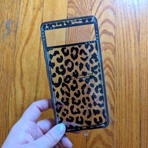 CASETiFY Impact Case for Google Pixel 6 - Black Transparent Leopard